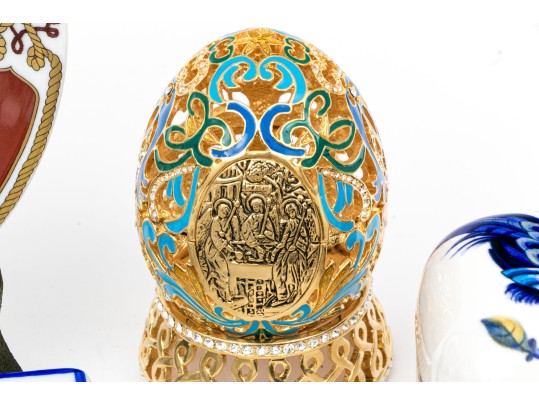 Group Of 11 Trinket Boxes, Tiffany, Limoges, And More