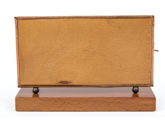 Hand-hammed Copper Clad Display Plaque, Helicopter