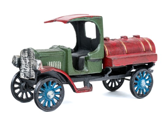 Vintage Reproduction Painted Cast Iron Model Truck