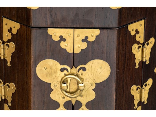 Korean Octagonal Rosewood Chest