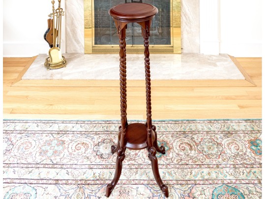 Carved Mahogany Fern Stand