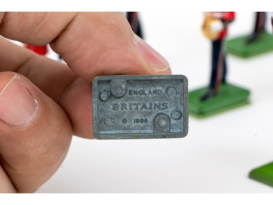 Collection Of Eleven Vintage Die Cast Hand-painted Britains