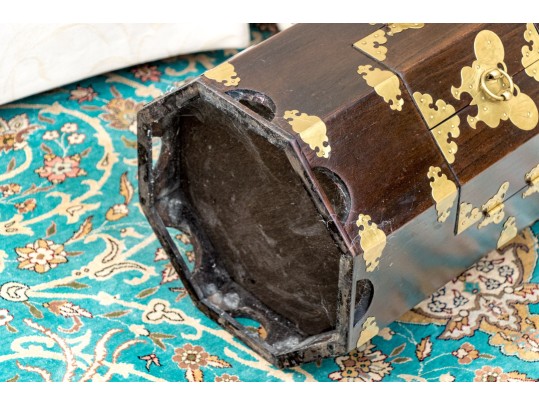 Korean Octagonal Rosewood Chest