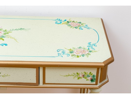 Charming Louis XVI Style Painted Writing Desk/Vanity