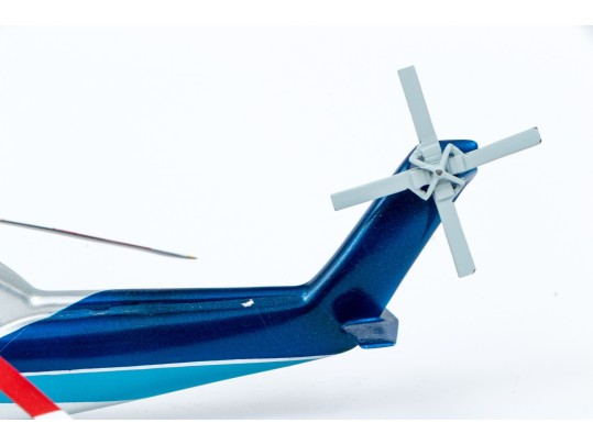 Hand-painted Wooden Model Helicopter