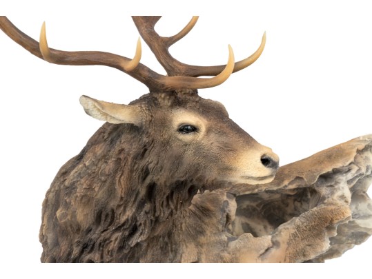 Mill Creek Studios “The Challenge” Ltd. Ed. Sculpture Of An Elk