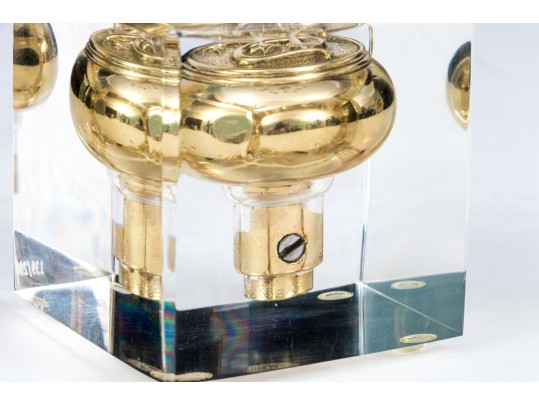 Salvaged Limited Edition St. Regis Hotel NYC Brass Doorknob In Acrylic Case