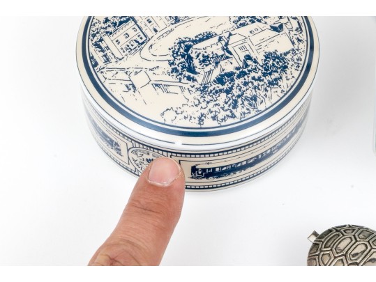 Group Of 11 Trinket Boxes, Tiffany, Limoges, And More