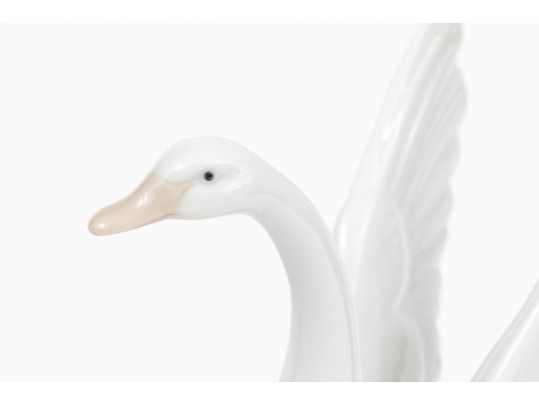 Cascades And Nao Porcelain Geisha And Swan