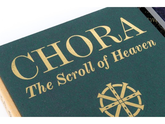 Oversized Book “Chora The Scroll Of Heaven” With Book Jacket