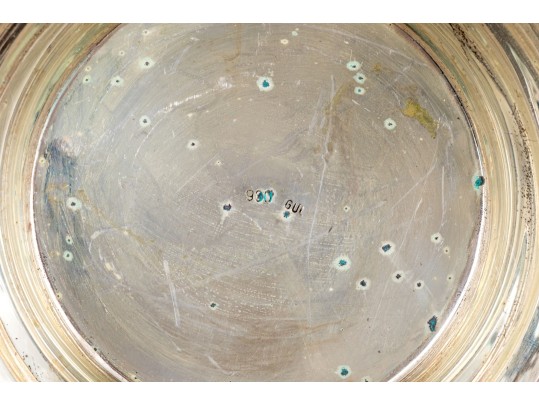 Turkish .900 Silver Ewer, Basin, And Burner, 78.835 Gross Ozt.