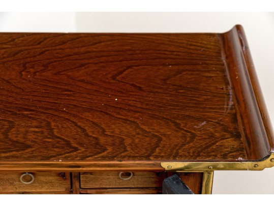 Korean Rosewood Pagoda Form Apothecary Cabinet