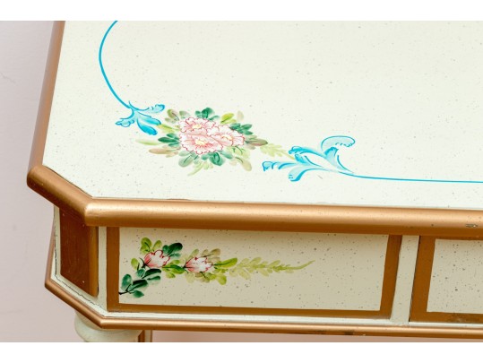 Charming Louis XVI Style Painted Writing Desk/Vanity