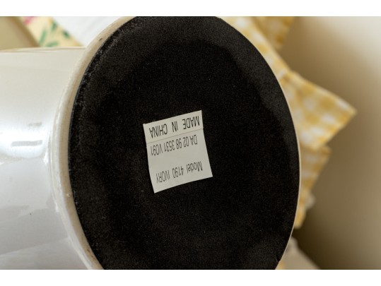 Pair Of Ceramic Vase Form Table Lamps