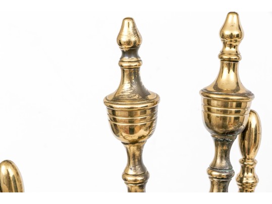 Fireplace Lot Including Antique Cooper, Brass And Ceramic Coal Scuttle