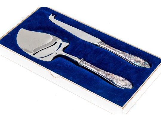 830 Silver Cheese Serving Set