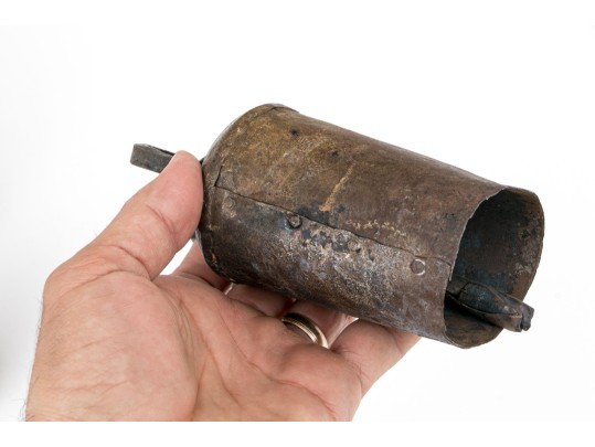 Parkers Dairy (Trumbull, CT) Milk Bottle And Cow Bells 