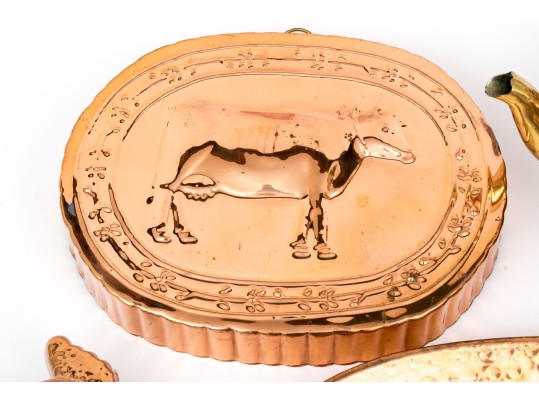 Decorative Collection Of Copper Kitchenwares