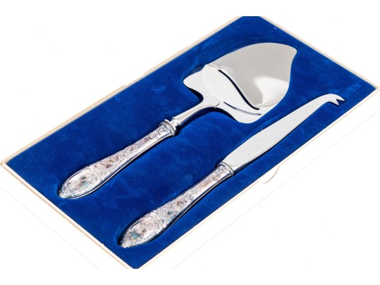 830 Silver Cheese Serving Set