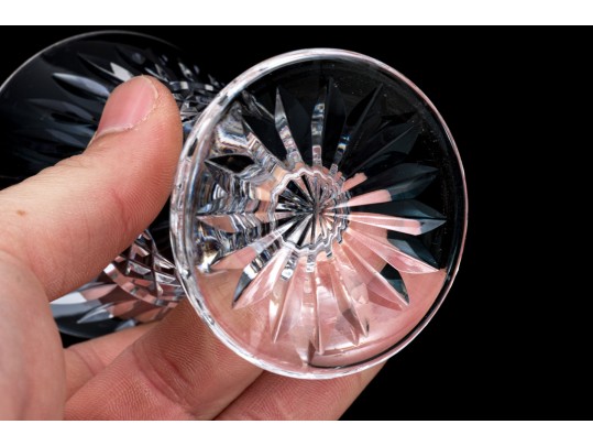 Set Of Six Waterford Cut Crystal Spirit Goblets