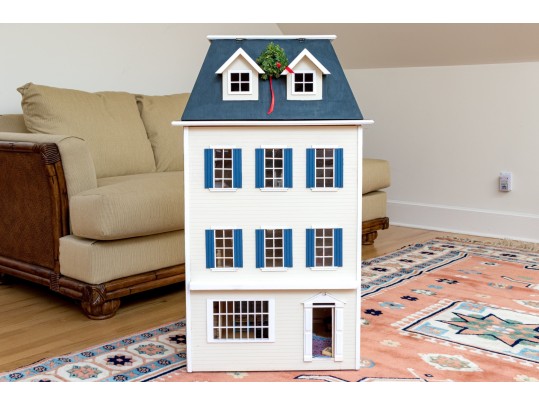 Large Dollhouse With Furniture