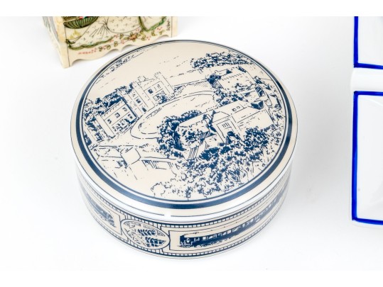 Group Of 11 Trinket Boxes, Tiffany, Limoges, And More