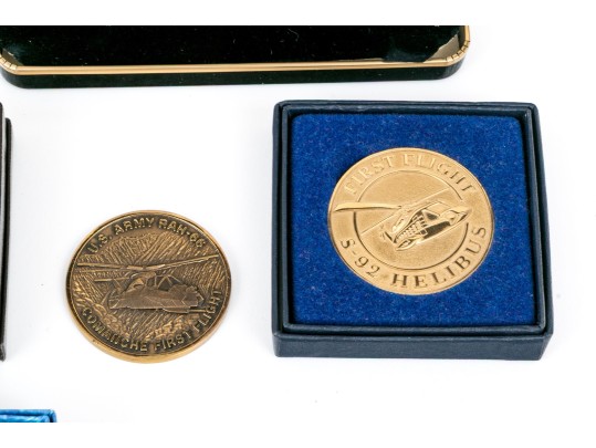 Eighteen Piece Collection Of Medallions And Paperweights