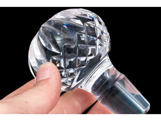 Waterford Cut Crystal Ships Decanter With Stopper