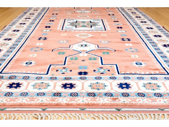 Turkish Hand-Knotted Wool Carpet, 9’-11 1/2” X 6’-9”