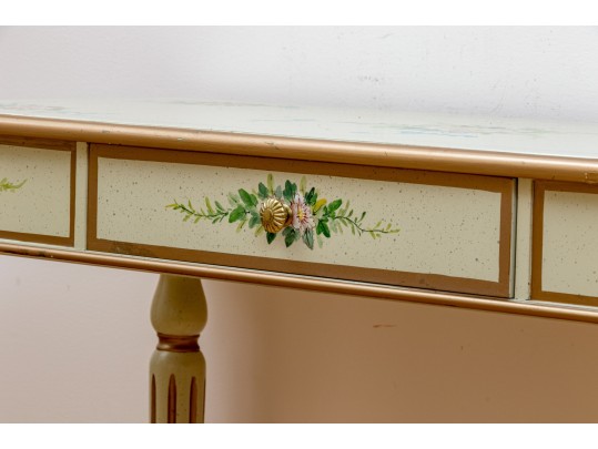 Charming Louis XVI Style Painted Writing Desk/Vanity