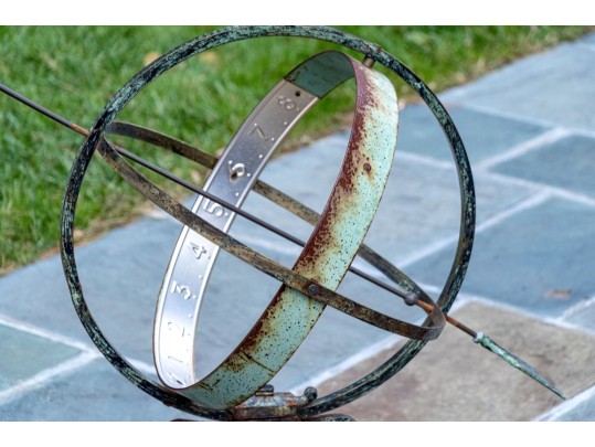 Armillary On Wooden Base