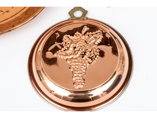 Decorative Collection Of Copper Kitchenwares