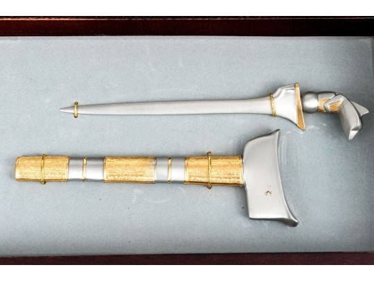 Set Of Two “A Warrior’s Treasure” By Royal Selangor