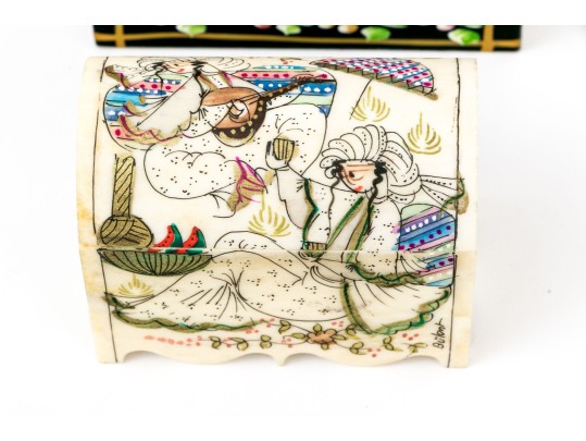 Group Of 11 Trinket Boxes, Tiffany, Limoges, And More