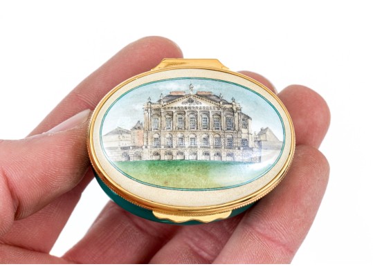 Halcyon Days And Royal Crown Derby Pill Boxes
