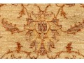 Vintage Turkish Usak Hand-knotted Wool On Cotton Accent Carpet, 3’-9 1/2” X 2’-5 3/4”