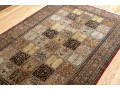 Fine Hand-Knotted Silk Qum Accent Carpet, 6’-11 1/4” X 4’-7”