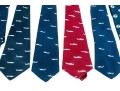 Collection Of Six Vintage Mens Ties, With Helicopter Motif