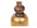 Spanish 2lb Vintage Brass Bell With Turned Wood Handle