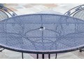 Wrought Iron Round Table With Pair Of Chairs