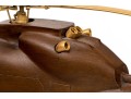 High Quality Wood And Metal Model Of A Helicopter On Lucite Base