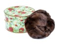 Vintage Quality Mink Winter Cap With Lidded Storage Box