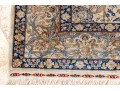 Fine Turkish Hereke Hand-Knotted Silk Accent Carpet, 4’-8 1/2” X 3’-3 1/4”