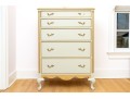 Charming Louis XV Style Painted Chest Of Drawers