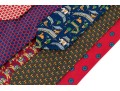 Group Of Nine Silk Designer Mens Neck Ties