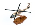 Model Boeing Sikorsky Helicopter On Wood Stand