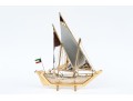 Fine Mixed Metal And Lapis Sailboat Model On Stand