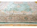 Stunning Hand-Knotted Silk Carpet, 14’-5” X 10’-1/2”
