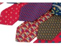 Group Of Nine Silk Designer Mens Neck Ties