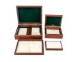 Two Quality Crane’s Stationary Boxes With Lined Interiors